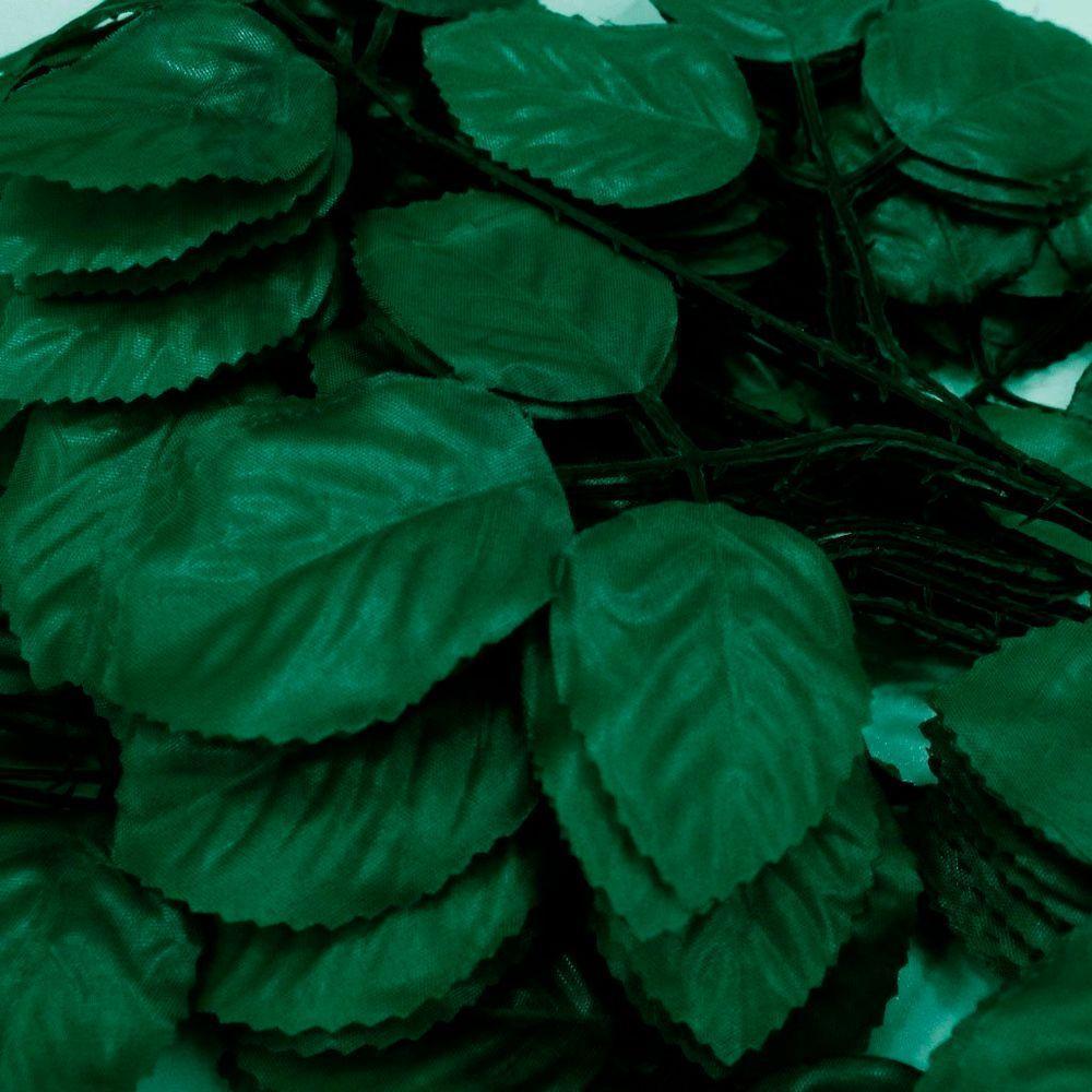 84 Ramos Decoração Arranjo Folhas De Rosa Artificial Planta Plástico 5 Galhos Cada 47cm - 2