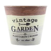 Kit 4 Mini Vasos De Planta Cachepot Estampados Decorados 11cm - 1