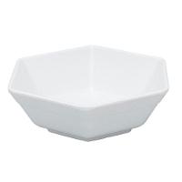 Tigela Melamina Hexagonal Branca 700ml - 1