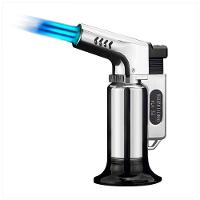 Isqueiro Metálico Tocha Flamejante Maçarico Portátil Culinário Automático à Gás Acendedor Flambador - 1