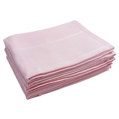 Fralda Ponto Cruz Bainha 80x80cm Mabber Rosa