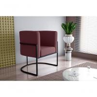 Poltrona Decorativa Cadeira Veludo Rosê Matrix Cairo Sala Recepção Base - 5