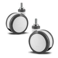 2 Rodizio Giratório Hospitalar 5 Pol Espiga Sem Freio Cpte.05.pu.e - 1