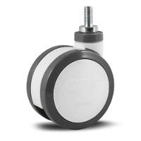 2 Rodizio Giratório Hospitalar 5 Pol Espiga Sem Freio Cpte.05.pu.e