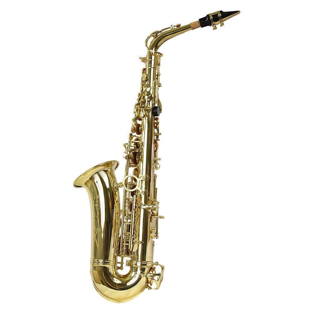 Saxofone Alto As 200 Laqueado Dourado Com Case New York [f097] - 6