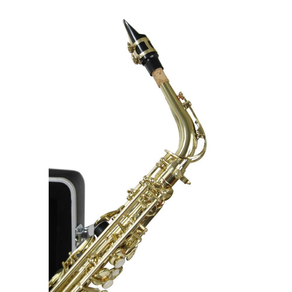 Saxofone Alto As 200 Laqueado Dourado Com Case New York [f097] - 7
