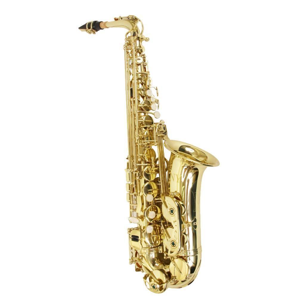 Saxofone Alto As 200 Laqueado Dourado Com Case New York [f097] - 8