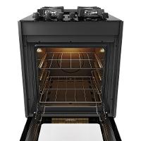 Fogão De Embutir 4 Bocas Preto Com Mesa De Vidro Dako Supreme Bivolt - 2