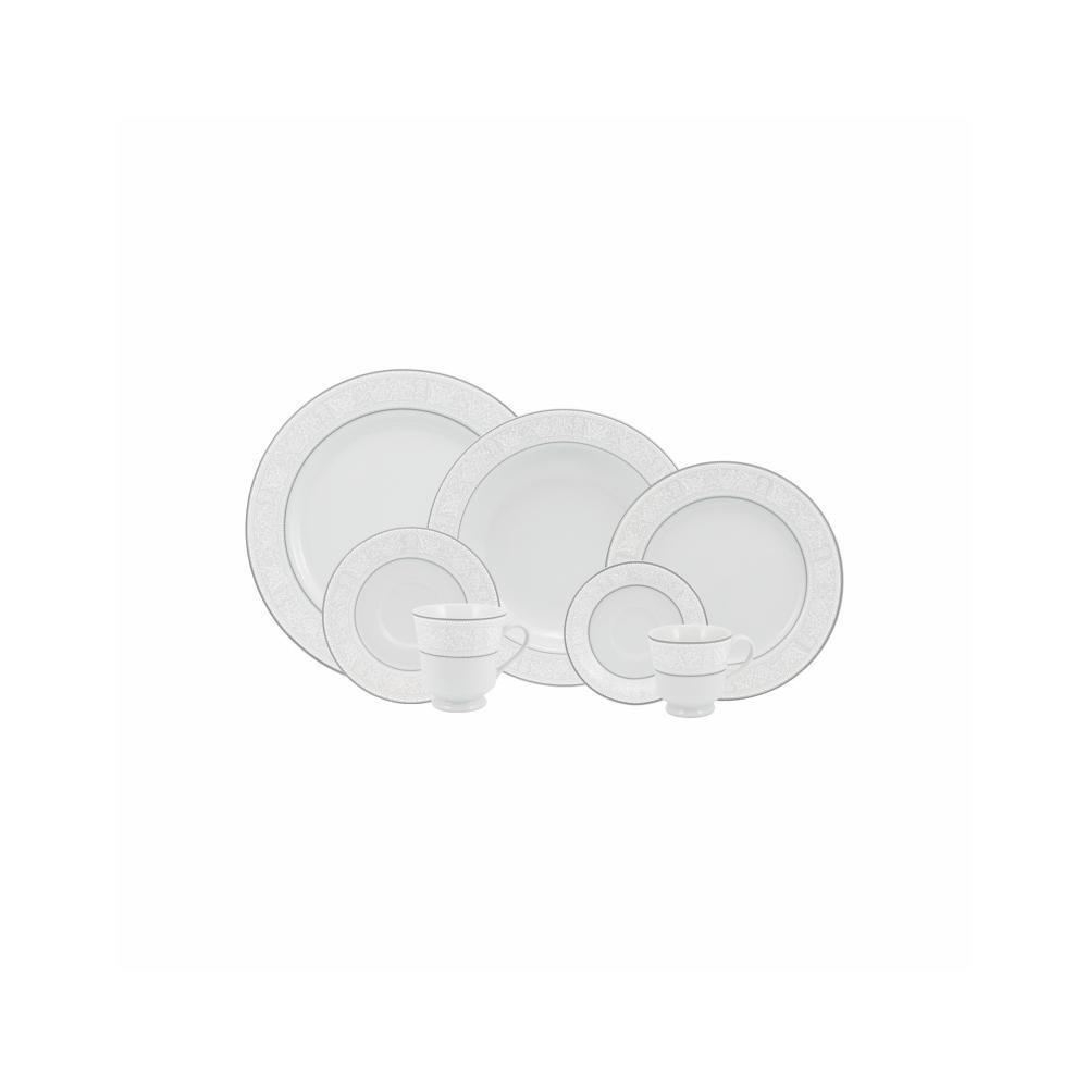 Jogo De Jantar 42 Peças Chá Café Martha Porcelana Schmidt - 1