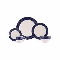 Jogo De Jantar 30 Peças Mosaico Porcelana Real By Schmidt - 1