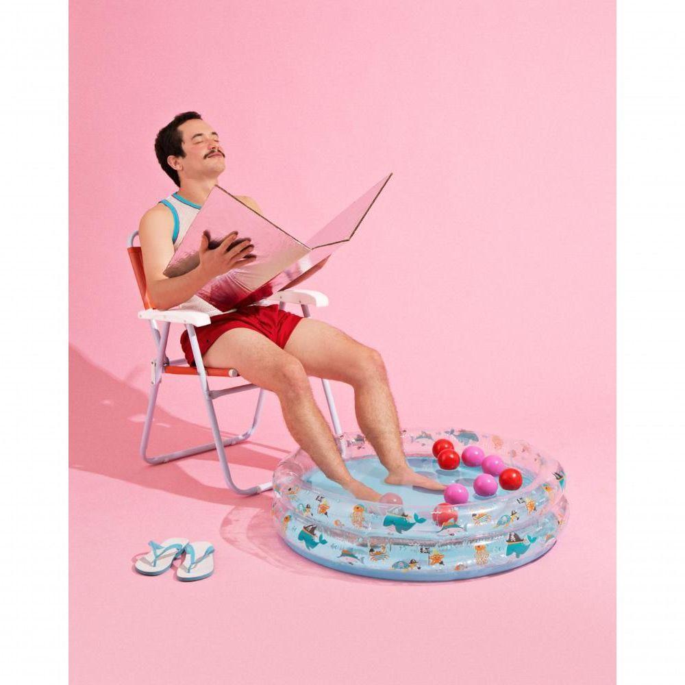 Banheira Inflável Infantil Fundo Do Mar 90 Litros Mor - 4