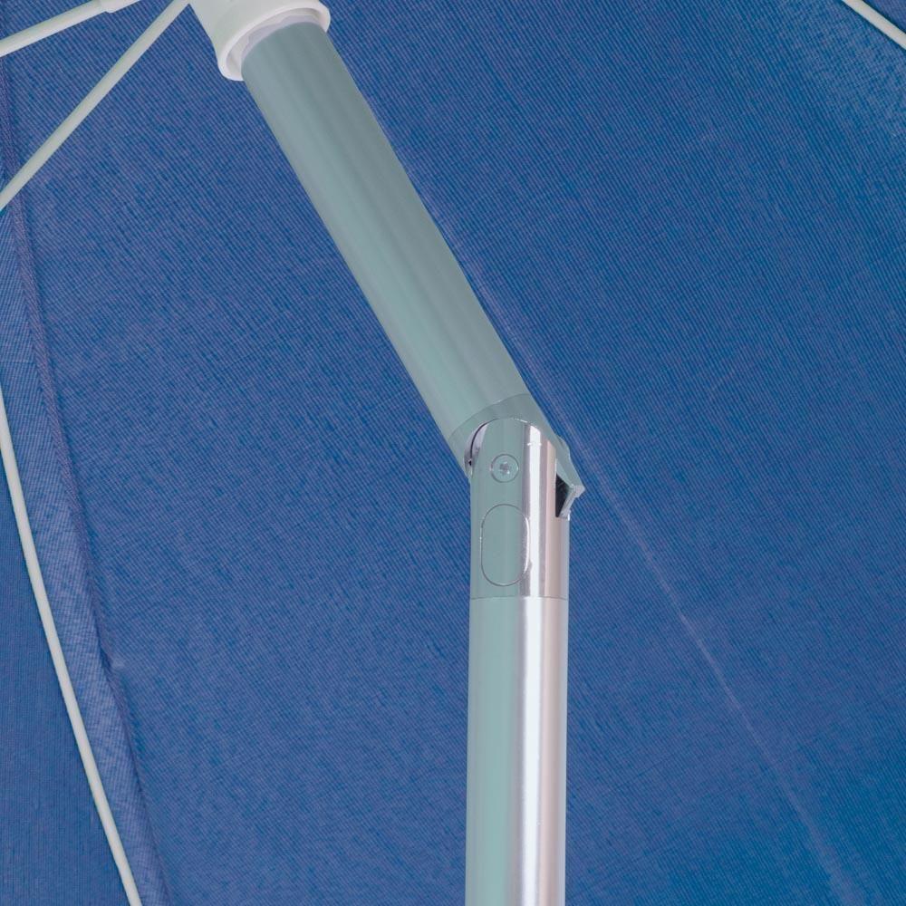 Guarda-sol Ombrelone Bagum Premium Fps 100 2,40m Mor Azul - 3