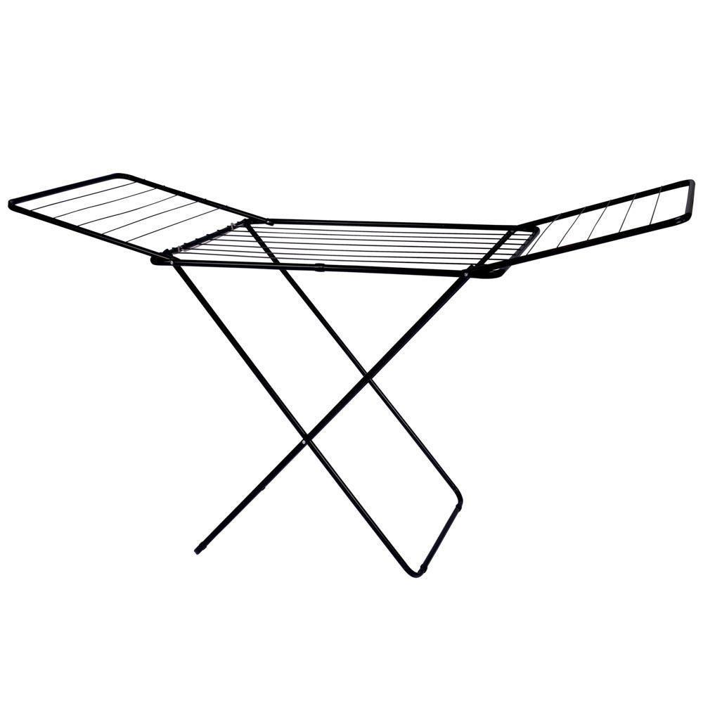 Varal De Chão Com Abas Maxi Gigante 25 Kg 16,2m Cores Mor Preto - 5