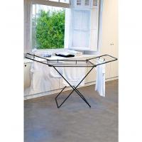 Varal De Chão Com Abas Maxi Gigante 25 Kg 16,2m Cores Mor Preto - 6