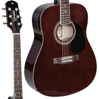 Violão Giannini Gd1 Eq Eletroacústico Dreadnought Translucent Dark Wine - 2