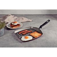 Frigideira Bistequeira Tramontina 26cm Vermelha Loreto Alumínio Antiaderente Starflon Max Exter - 3