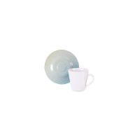 Conjunto Xícara Pires Café Tramontina Polaris Porcelana 70ml Tramontina - 1