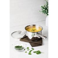 Panela Caldeirão Tramontina Allegra Cabo Aço Inox Fundo Triplo Tampa De Vidro 16cm 2,1l Tramontina