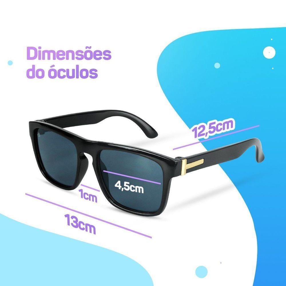 Relogio Digital Infantil Criança Led + Oculos Sol + Caixa Original Qualidade Premium Silicone Azul - 4