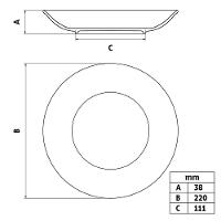 Prato Fundo Tramontina Street Porcelana Decorada 22cm Tramontina - 3