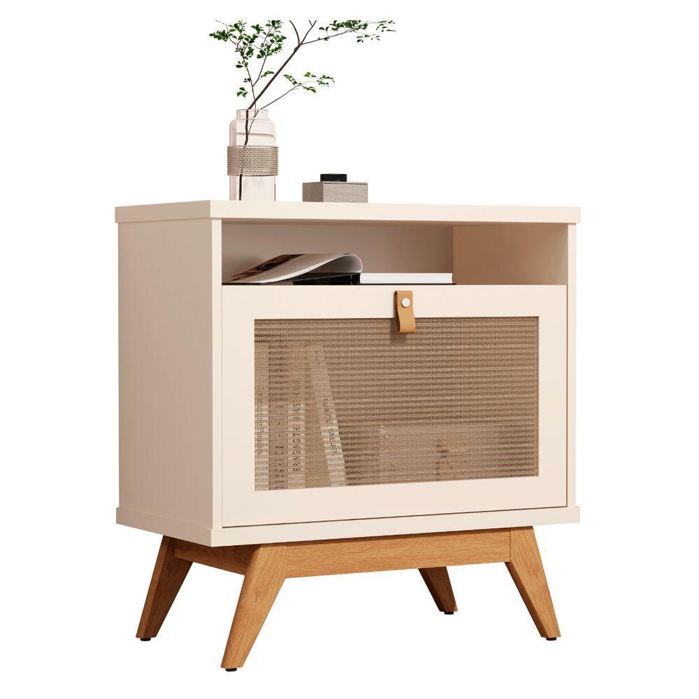 Mesa De Centro Com 1 Porta Em Ratam Renens Pérola - 1