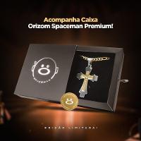 Relógio Masculino Aço Banhado + Pulseira + Cordão Crucifixo Dourado Inoxidável Casual Presente Preto - 6