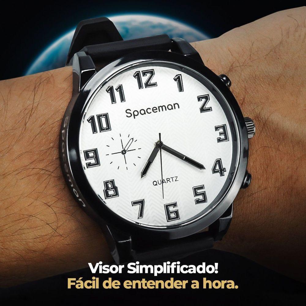 Qualidade Premium Aço Inox Preto Relogio Masculino Original Analogico Presente Social Branco Casual - 6