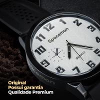 Qualidade Premium Aço Inox Preto Relogio Masculino Original Analogico Presente Social Branco Casual - 2