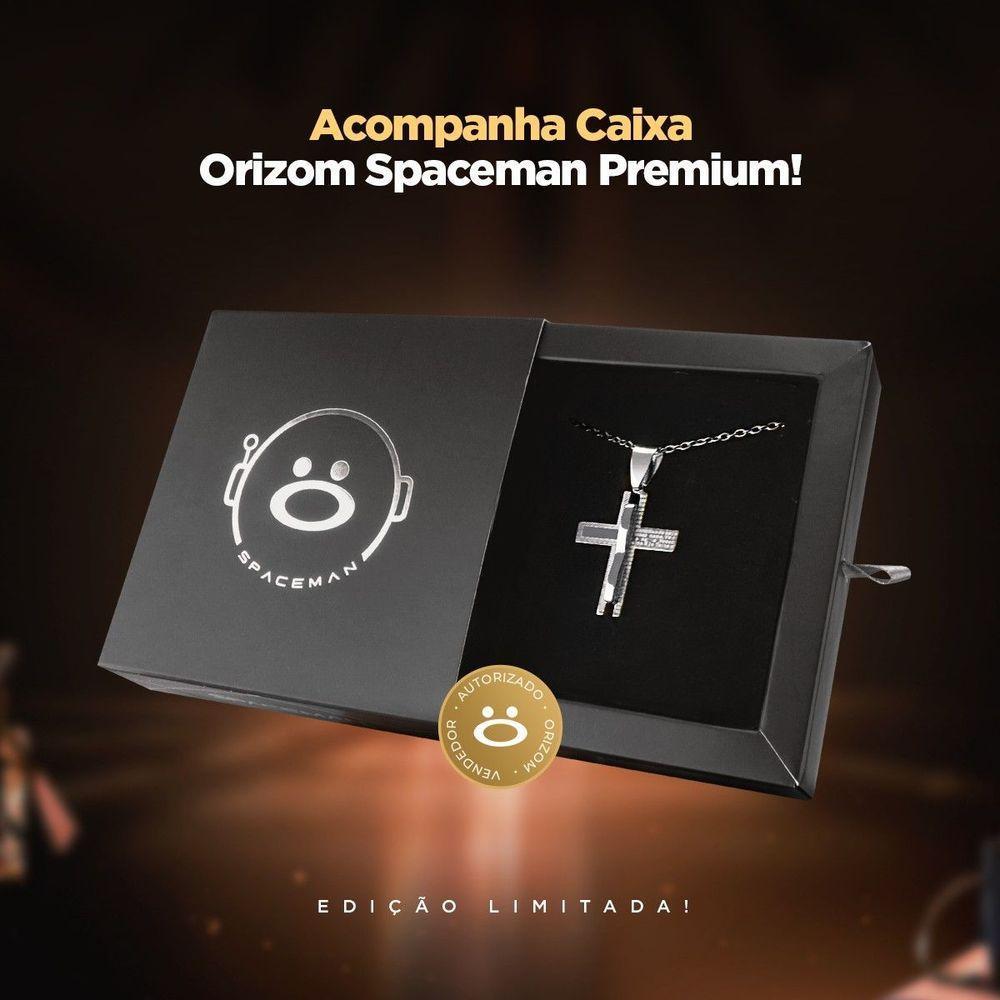 Relogio Preto + Cordão Prata + Caixa Casual Relogio Cordao Silicone Presente Pingente Cruz Ajustavel - 8