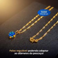 Colar Feminino Zirconia Aço Inox Choker Presente Qualidade Premium Moda Delicado - 6