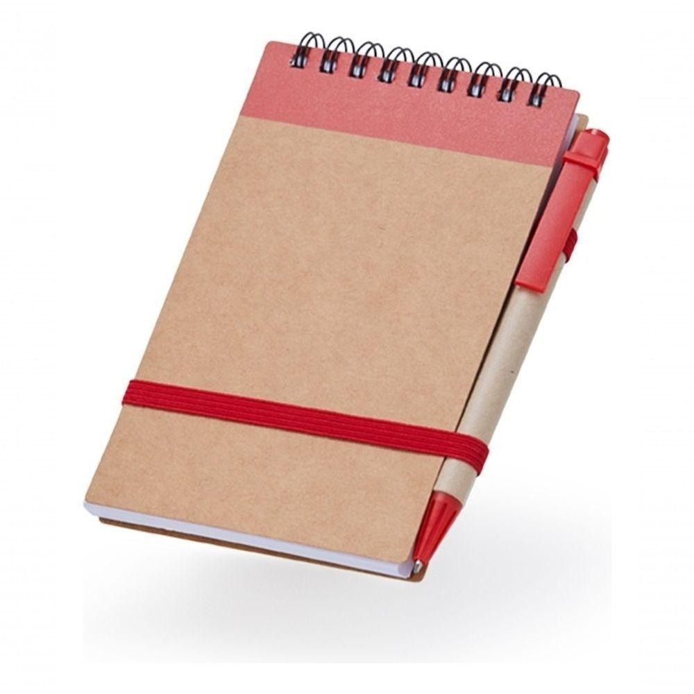 Bloco De Notas Ecológico Com Porta Caneta Bolso Anotações - 1