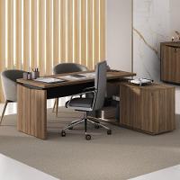 Mesa Em L Para Escritório Argentina Freijó Branco - 2