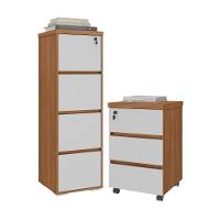 Arquivo E Gaveteiro 3 Gavetas Conde Freijó Branco - 1