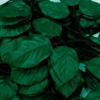 12 Ramos Decoração Arranjo Folhas De Rosa Artificial Planta Plástico 5 Galhos Cada 47cm - 3