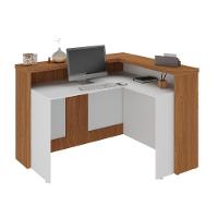 Balcão Para Secretária Romênia Freijó Branco - 1