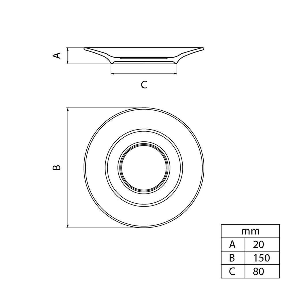 Pires Chá Filetada Tramontina Elisa Porcelana Com Borda Dourada Tramontina - 3