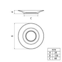 Pires Chá Filetada Tramontina Elisa Porcelana Com Borda Dourada Tramontina - 3