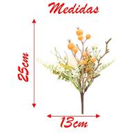Kit 10 Ramos Artificiais Páscoa Com Ovinho Enfeite Decorativo 25cm - 3