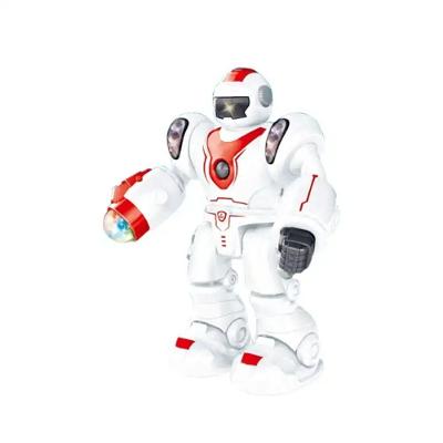 Robô Inteligente De Brinquedo Divertido Musical Luz Branco