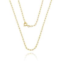 Colar Corrente Elo Cadeado Banhado A Ouro 18k - 70cm - 1