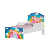 Cama Infantil Rainha E Unicórnio Com Colchão - 3