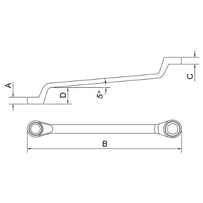 Chave Estrela 1.1-16x1.1-4pol Tramontina Pro Tramontina