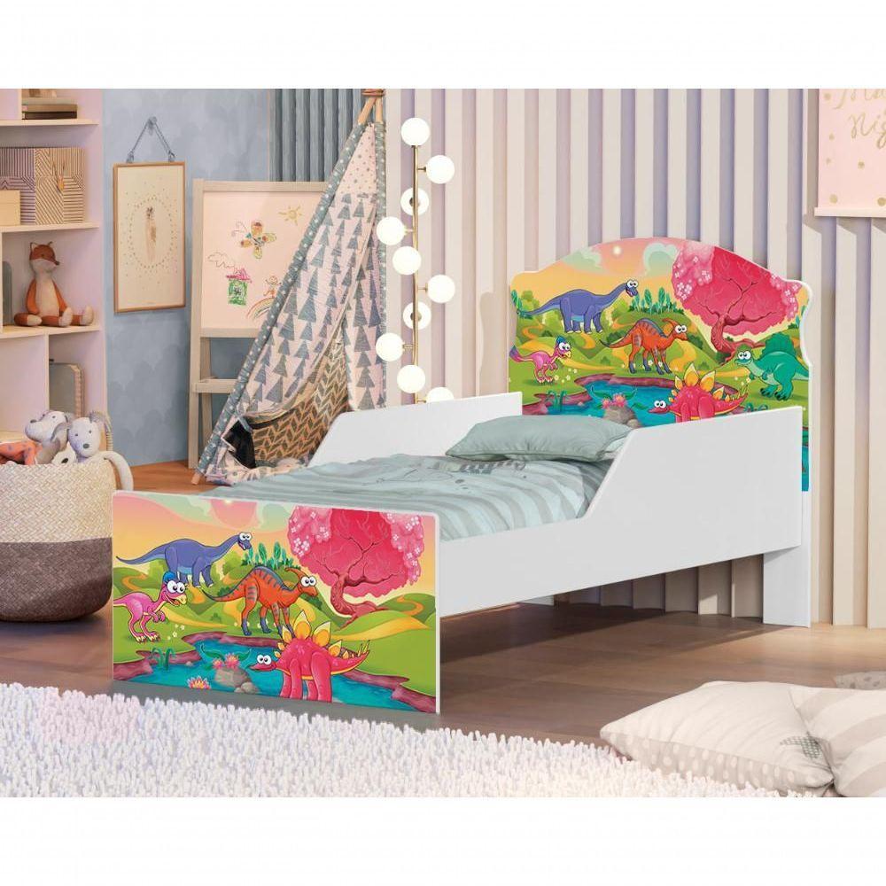 Cama Infantil Planeta Dinossauros Com Colchão - 2