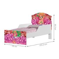 Cama Infantil Sereia No Mar Com Colchão - 4