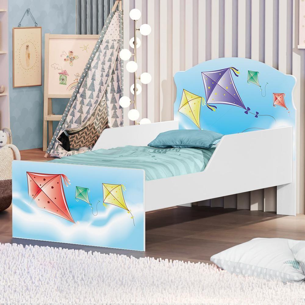 Cama Infantil Pipa No Céu Com Colchão - 1