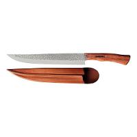 Faca Butcher Tramontina Nômade Com Lâmina Aço Inox Cabo Madeira Com Bainha Couro 10pol Tramontina - 3