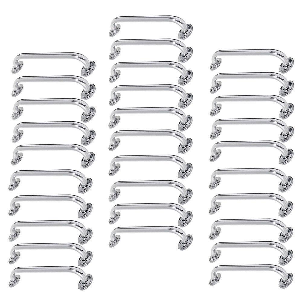 Alça De Apoio Barra Inox 50cm Kit 30 Unidades Inox Acessibilidade Banheiro Idoso Cadeirante Suporte - 1