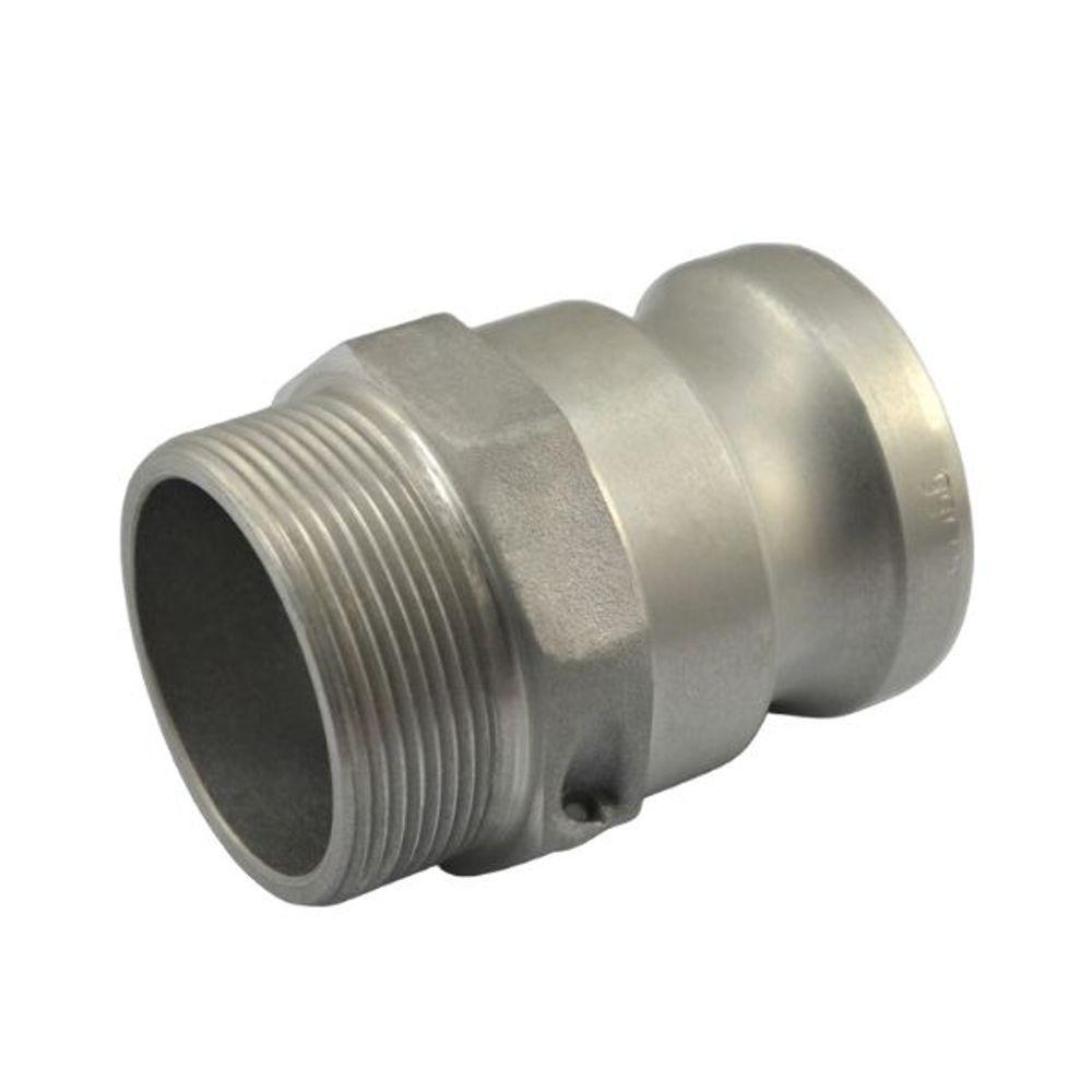 Engate Rápido Alumínio Adaptador Rosca Macho (bsp) Ert-f 1.1- 2 - Camlock - 1