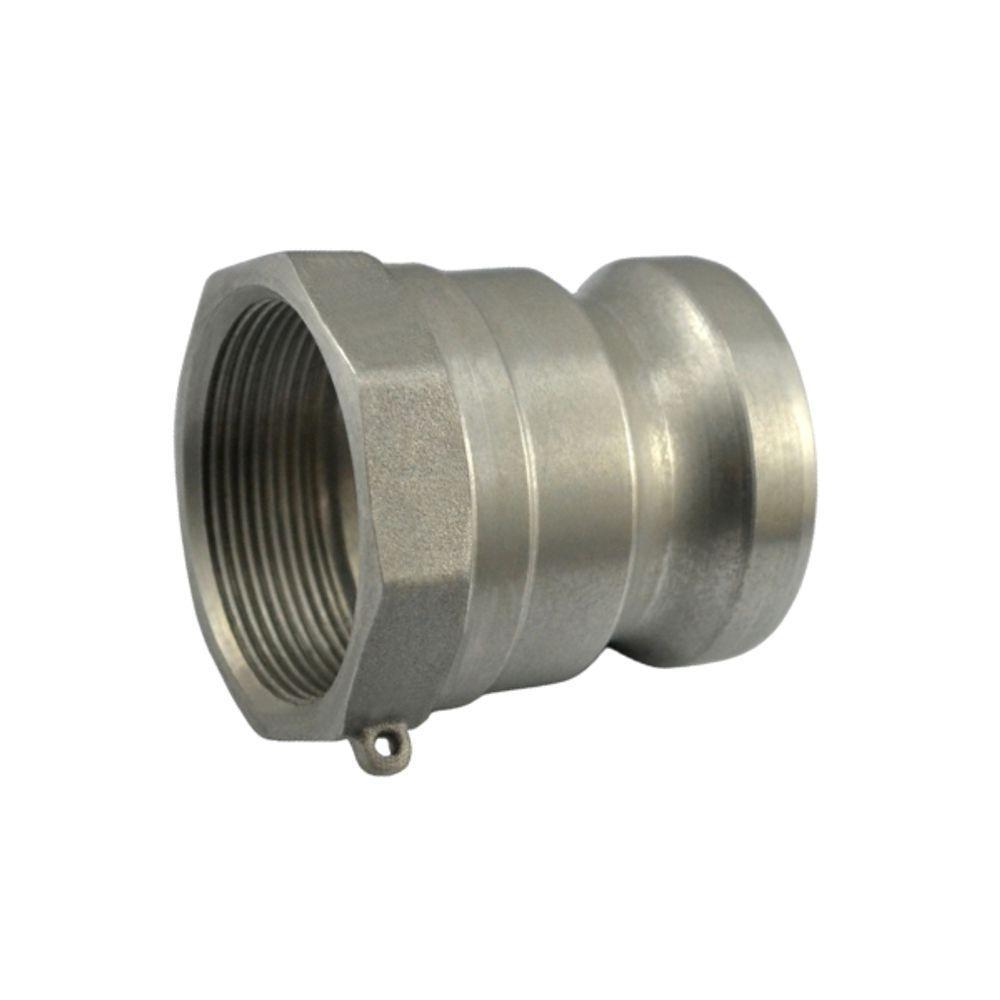 Adaptador Engate Rápido Rosca Fêmea (bsp) Ert-a 3 Pol. - Camlock - 1