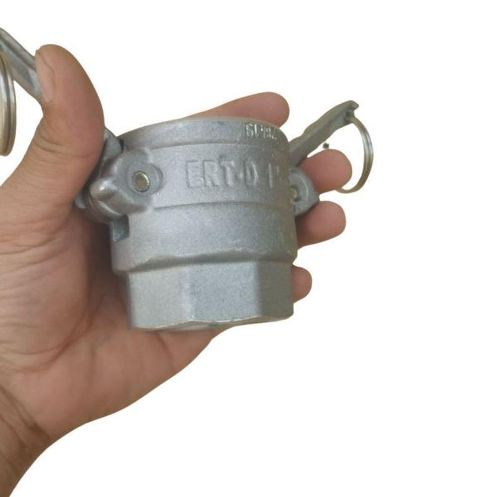 Engate Rápido Alumínio Acoplador Rosca Fêmea (bsp) Ert-d 3 - Camlock - 2